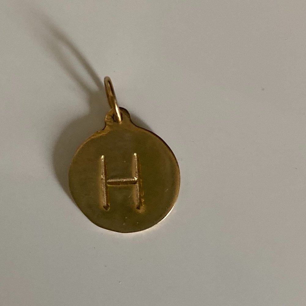 Helen Ficalora 14K Gold H Alphabet Charm